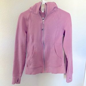 LULULEMON Scuba Zip Up Hoodie Pink